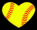 softball heart